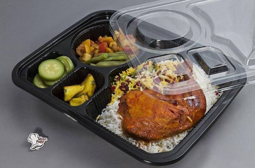 تولید ظرف یکبار مصرف چند قسمتی در دار