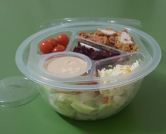 بهترین قیمت ظرف یکبار مصرف سالاد سزار